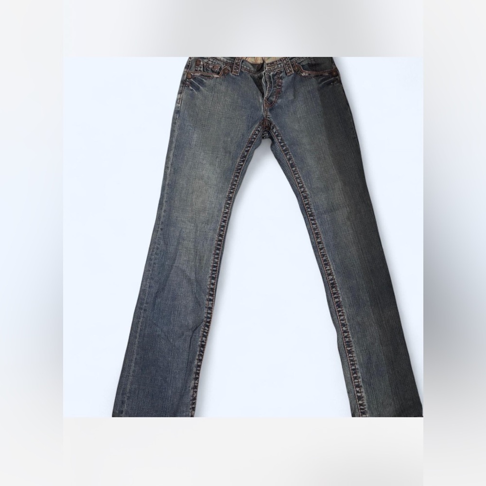 Women's Straight Leg Jeans Indian Rock Culture